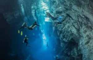 “buceo en cenote el pit”